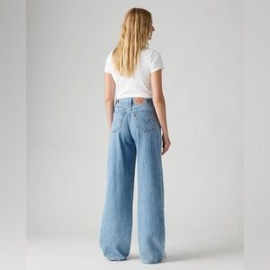 Levi's Light Blue Wide Leg Flare Jeans